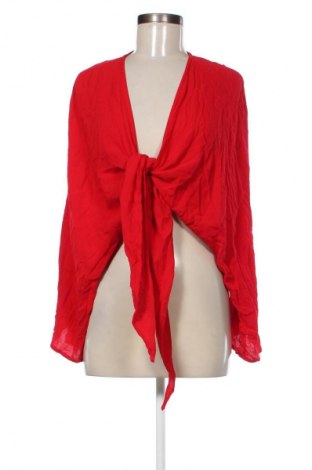 Cardigan de damă Stradivarius, Mărime L, Culoare Roșu, Preț 39,99 Lei