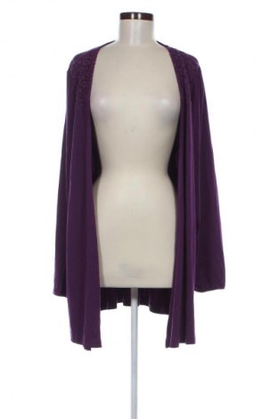 Damen Strickjacke Ulla Popken, Größe XXL, Farbe Lila, Preis 13,99 €