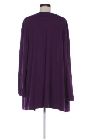 Damen Strickjacke Ulla Popken, Größe XXL, Farbe Lila, Preis 13,99 €