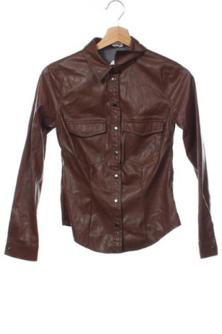 Damenbluse Bershka, Größe XS, Farbe Braun, Preis € 17,99