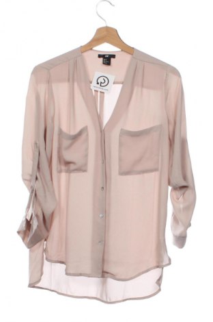 Damenbluse H&M, Größe XS, Farbe Beige, Preis 8,99 €