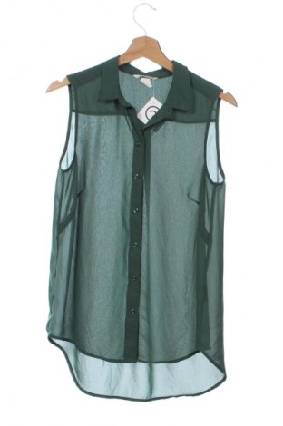 Dámska košeľa  H&M, Veľkosť XS, Farba Zelená, Cena  14,95 €
