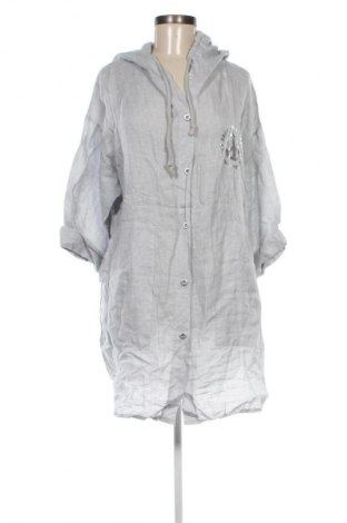 Дамска риза Made In Italy, Размер 4XL, Цвят Сив, Цена 25,99 лв.