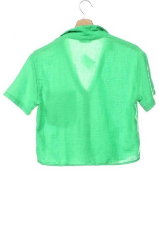 Cămașă de femei Stradivarius, Mărime XS, Culoare Verde, Preț 81,99 Lei