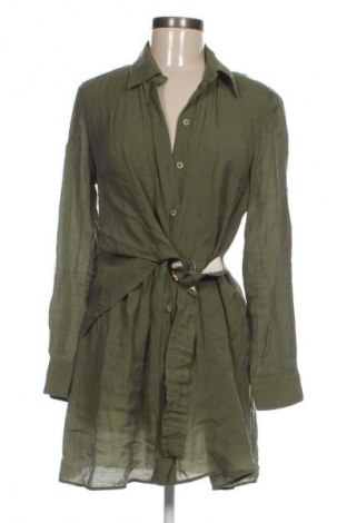 Cămașă de femei Zara, Mărime M, Culoare Verde, Preț 88,99 Lei