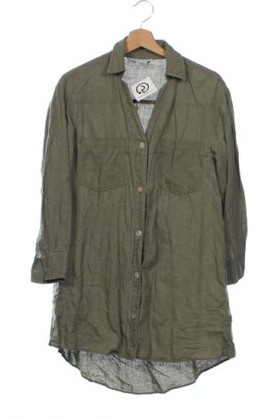 Дамска риза Zara, Размер XS, Цвят Зелен, Цена 27,99 лв.