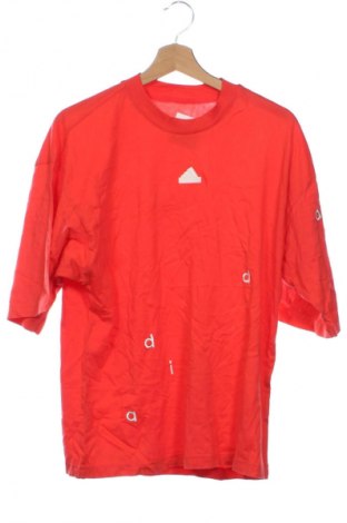 Γυναικείο t-shirt Adidas, Μέγεθος XS, Χρώμα Πορτοκαλί, Τιμή 17,99 €