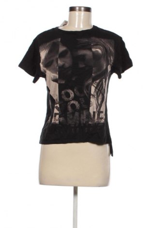 Tricou de femei Bershka, Mărime S, Culoare Negru, Preț 55,99 Lei