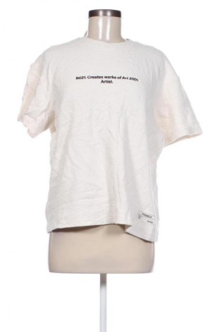 Damen T-Shirt Bershka, Größe M, Farbe Beige, Preis 7,99 €