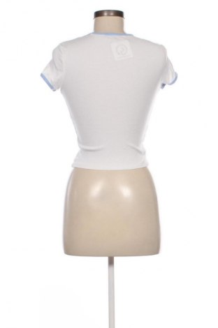 Damen T-Shirt Bershka, Größe S, Farbe Weiß, Preis € 11,99