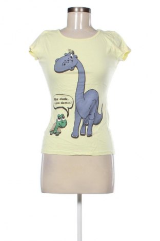 Γυναικείο t-shirt Clockhouse, Μέγεθος S, Χρώμα Κίτρινο, Τιμή 10,99 €