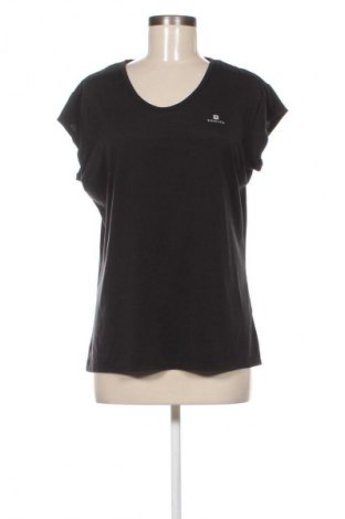 Damen T-Shirt Domyos, Größe M, Farbe Schwarz, Preis 9,99 €