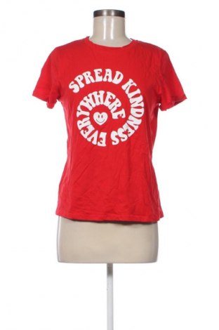 Γυναικείο t-shirt Fb Sister, Μέγεθος S, Χρώμα Κόκκινο, Τιμή 10,99 €