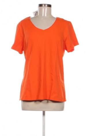 Γυναικείο t-shirt Hanes, Μέγεθος XL, Χρώμα Πορτοκαλί, Τιμή 10,99 €