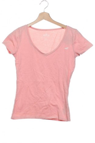 Damski T-shirt Hollister, Rozmiar XS, Kolor Różowy, Cena 59,99 zł