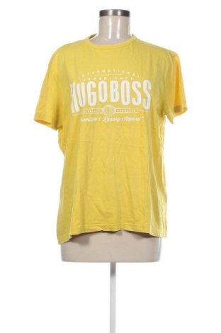 Tricou de femei Hugo Boss, Mărime L, Culoare Galben, Preț 221,99 Lei
