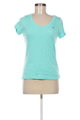 Γυναικείο t-shirt Lacoste, Μέγεθος M, Χρώμα Μπλέ, Τιμή 26,99 €