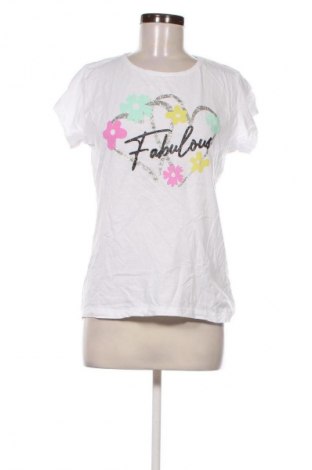 Tricou de femei Laura Torelli, Mărime M, Culoare Alb, Preț 57,99 Lei