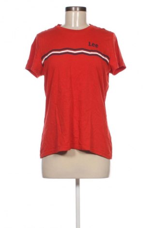 Damen T-Shirt Lee, Größe M, Farbe Rot, Preis 18,99 €