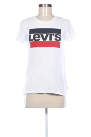 Γυναικείο t-shirt Levi's, Μέγεθος S, Χρώμα Λευκό, Τιμή 17,99 €