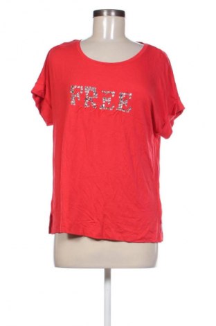 Γυναικείο t-shirt Madeleine, Μέγεθος XL, Χρώμα Κόκκινο, Τιμή 17,99 €
