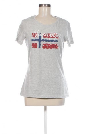 Tricou de femei Napapijri, Mărime M, Culoare Gri, Preț 110,99 Lei