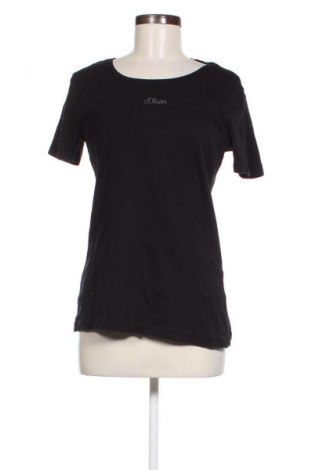 Tricou de femei S.Oliver, Mărime L, Culoare Negru, Preț 58,99 Lei