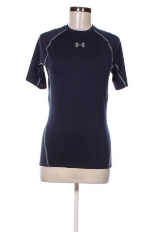 Γυναικείο t-shirt Under Armour, Μέγεθος M, Χρώμα Μπλέ, Τιμή 17,99 €