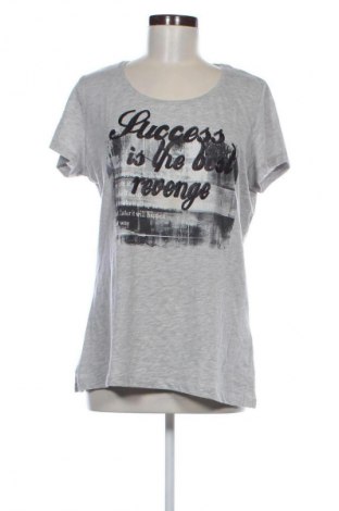 Γυναικείο t-shirt Yessica, Μέγεθος L, Χρώμα Γκρί, Τιμή 10,99 €