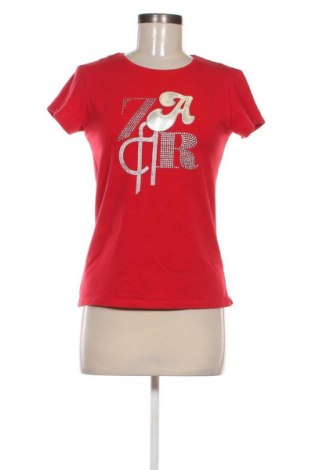 Tricou de femei Zara, Mărime L, Culoare Roșu, Preț 32,60 Lei