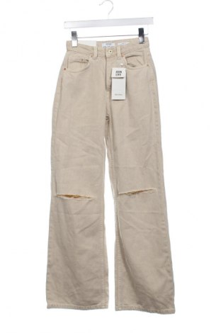 Női farmernadrág Bershka, Méret S, Szín Bézs, Ár 12 449 Ft
