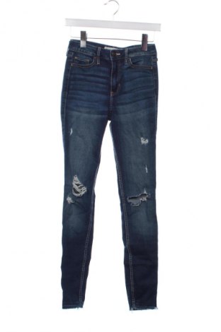 Dámske džínsy  Hollister, Veľkosť XS, Farba Modrá, Cena  10,95 €