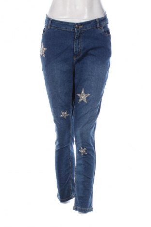 Damskie jeansy Janina, Rozmiar XL, Kolor Niebieski, Cena 95,99 zł