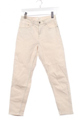 Дамски дънки Mango, Размер XS, Цвят Екрю, Цена 34,99 лв.