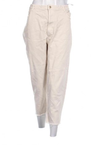Damskie jeansy ONLY Carmakoma, Rozmiar XXL, Kolor ecru, Cena 111,99 zł