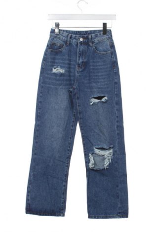 Damskie jeansy SHEIN, Rozmiar XS, Kolor Niebieski, Cena 38,99 zł