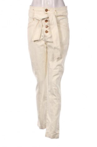 Damskie jeansy Sezane, Rozmiar S, Kolor ecru, Cena 291,99 zł