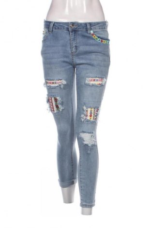 Damskie jeansy Unbranded, Rozmiar M, Kolor Kolorowy, Cena 43,99 zł
