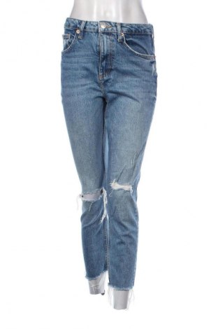 Blugi de femei Zara, Mărime S, Culoare Albastru, Preț 40,99 Lei