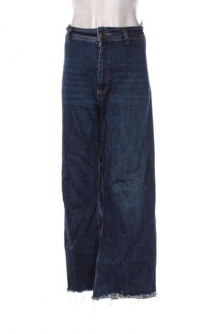 Blugi de femei Zara, Mărime L, Culoare Albastru, Preț 88,99 Lei