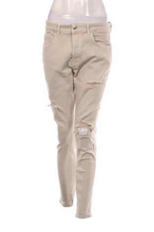 Női farmernadrág Zara, Méret L, Szín Bézs, Ár 3 399 Ft