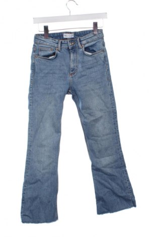 Damskie jeansy Zara, Rozmiar S, Kolor Niebieski, Cena 88,99 zł