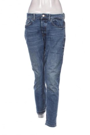 Blugi de femei Zara, Mărime L, Culoare Albastru, Preț 88,99 Lei