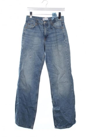 Дамски дънки Zara, Размер XS, Цвят Син, Цена 27,99 лв.