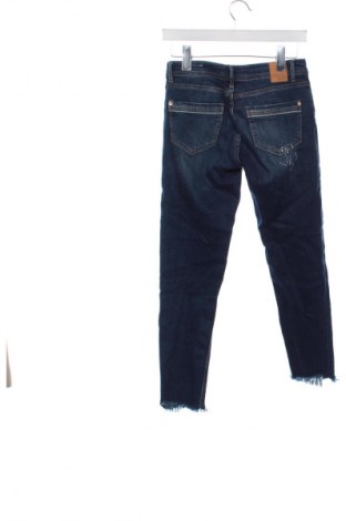 Blugi de femei Zara, Mărime XS, Culoare Albastru, Preț 91,99 Lei