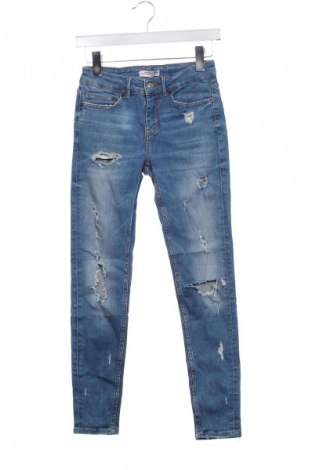 Blugi de femei Zara, Mărime XS, Culoare Albastru, Preț 91,99 Lei