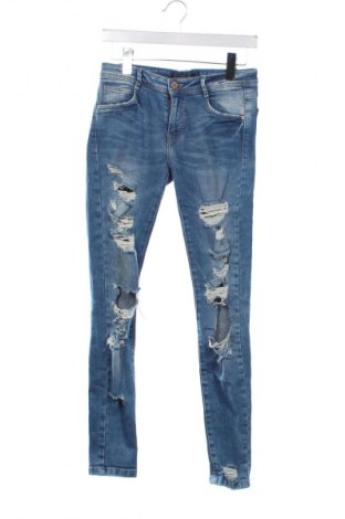 Blugi de femei Zara Trafaluc, Mărime M, Culoare Albastru, Preț 88,99 Lei