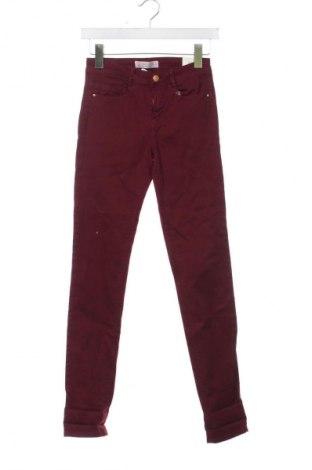 Blugi de femei Zara Trafaluc, Mărime XS, Culoare Roșu, Preț 91,99 Lei