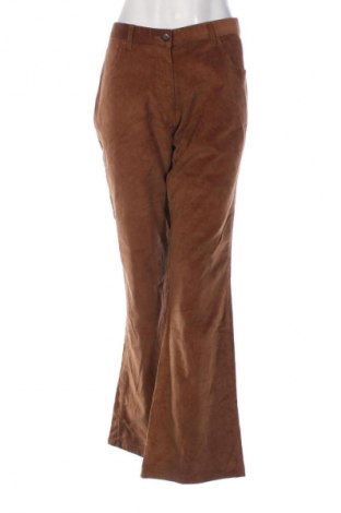 Pantaloni de velvet de femei Lady M, Mărime L, Culoare Maro, Preț 353,99 Lei