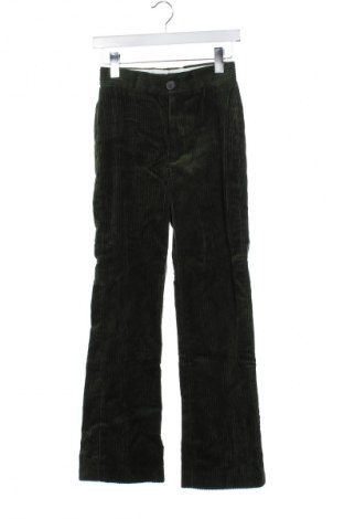 Női kordbársony nadrág Zara, Méret XS, Szín Zöld, Ár 7 339 Ft